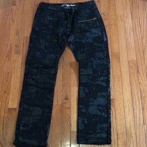 A.Tiziano Jeans Waist 34 Black